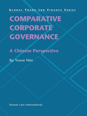 cover image of Comparative Corporate Governance